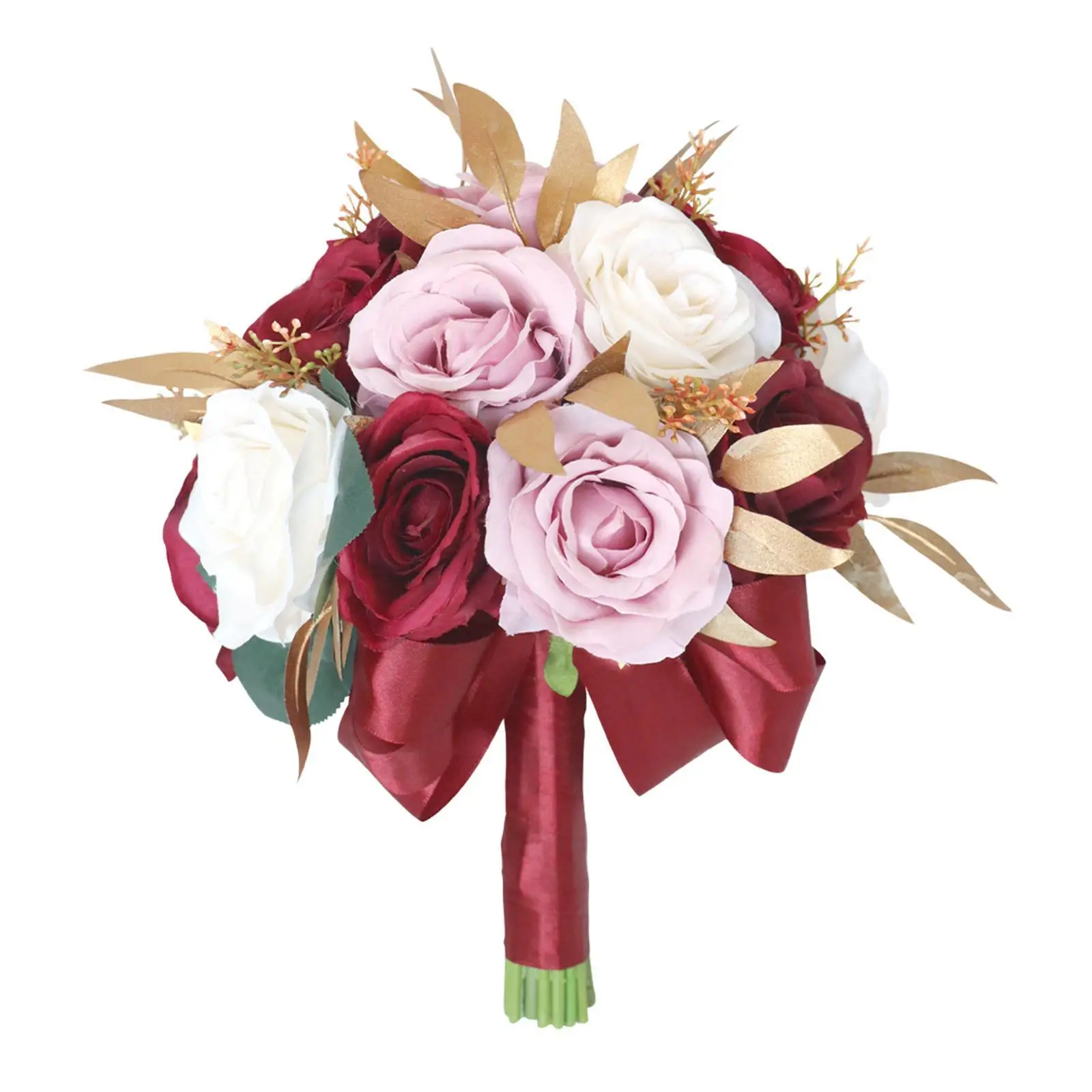 

Romantic Wedding Bride Hand Bouquet for Church Wedding Ceremony Centerpiece
