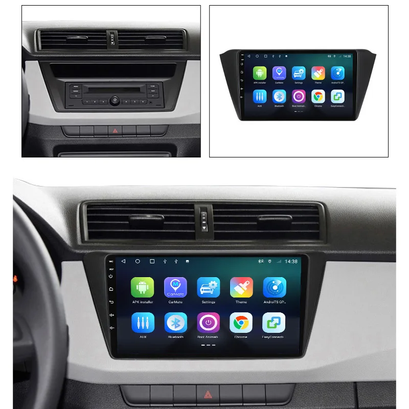 2 din Multimedia Android Car Radio For Skoda Fabia  3 III 2015 2016 2017 2018 2019 Carplay 4G Wifi GPS RDS DVD autoradio stereo