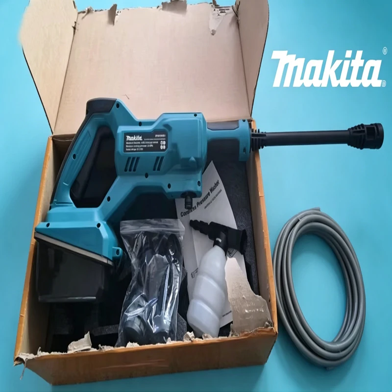 Batteria Makita 18V Ricaricabile 18V6.0Ah Nuovo Modello Batteria Makita DHW180 Idropulitrice ad Alta Pressione 18V Dispositivo di Pulizia Portatile Senza Fili Utensile Elettrico ad Alta Portata