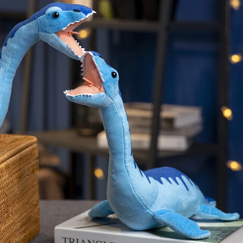Novo brinquedo de pelúcia monstro do Loch Ness, animal de pelúcia realista de dinossauro e decoração, presente de criatura pré-histórica para crianças