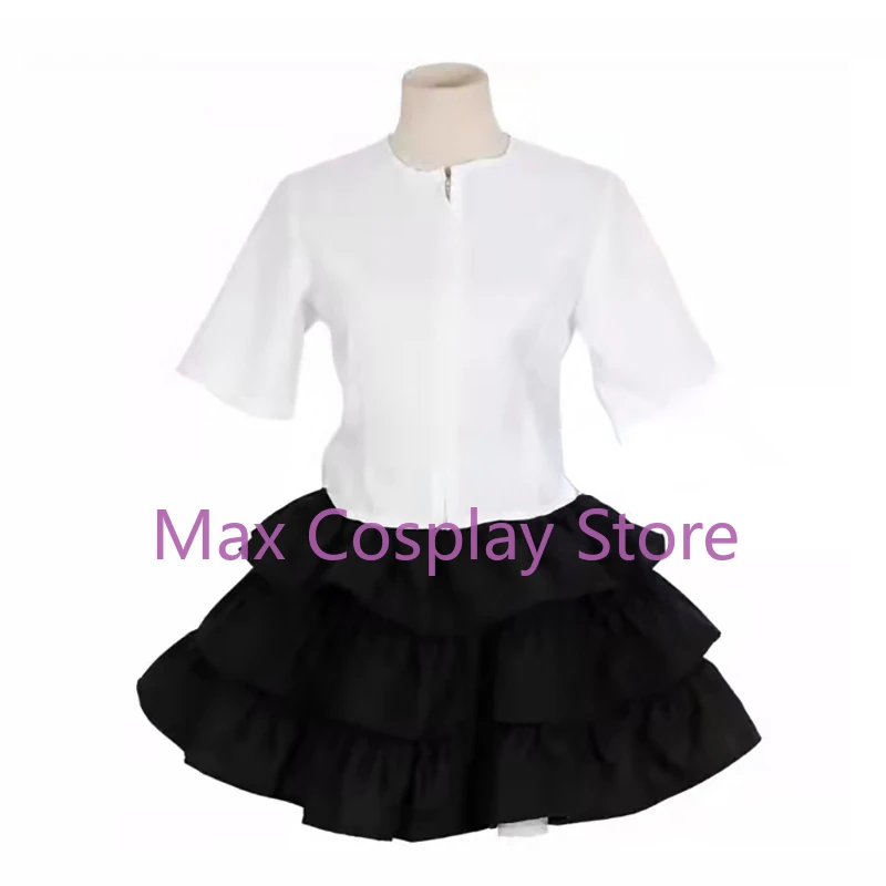 Max Erza Scarlet Cosplay Costume Women Lolita Uniform Maid Dress Girls Skirt Halloween Carnvial Party Suit Custom Made YW