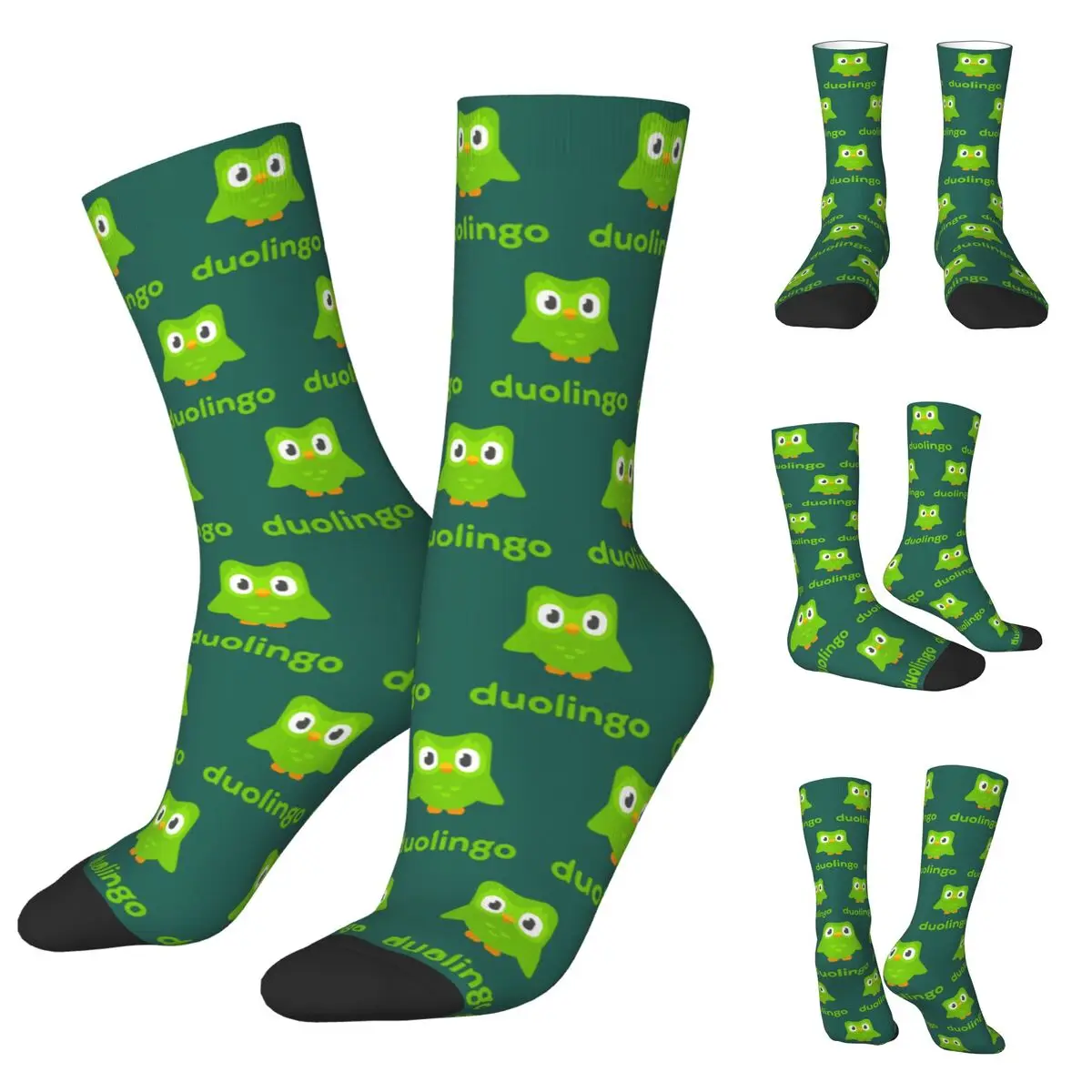 

Duolingo Owl Duo Men Women Socks,Windproof Beautiful printing Suitable for all seasons Dressing Gifts