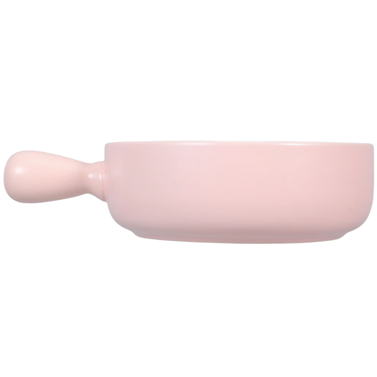 

Round Ceramic Bakeware Tray Handle Environmental Health Practical for Home Kitchen Fruit Salad Serving