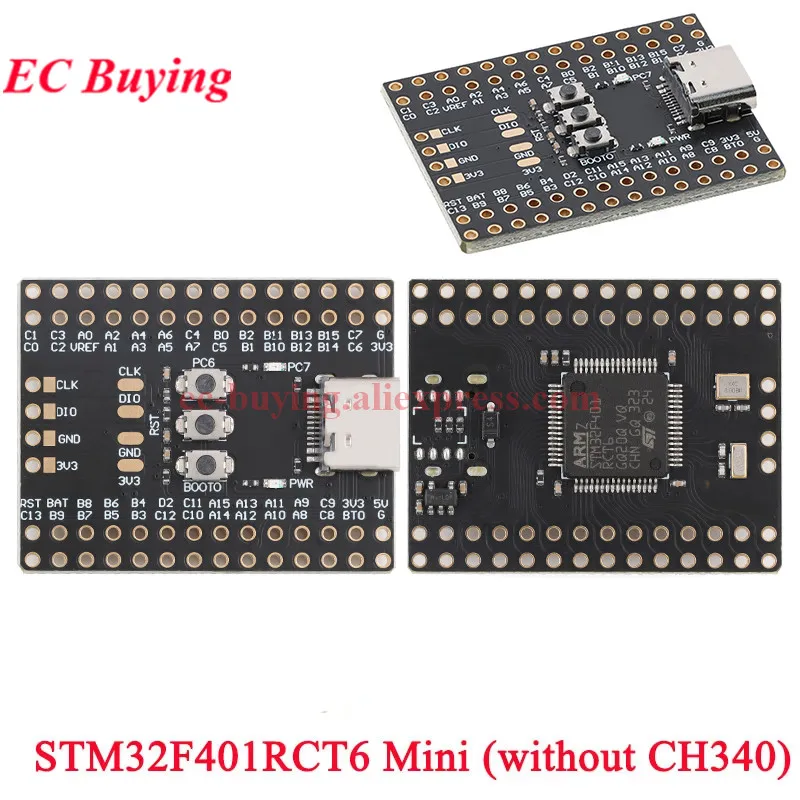 1-20 szt. STM32F103C6T6 STM32F103C8T6 CH32V103C8T6 STM32F103RCT6 STM32F401RCT6 STM32F401RET6 CH340 Mini ARM Core Development Board — zdjęcie produktu 3