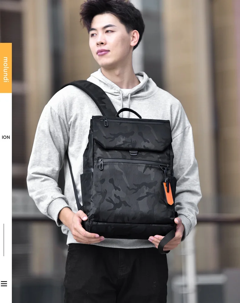 Zaini per laptop da uomo impermeabili Borsa da scuola per uomo Oxford Borsa da viaggio per uomo alla moda