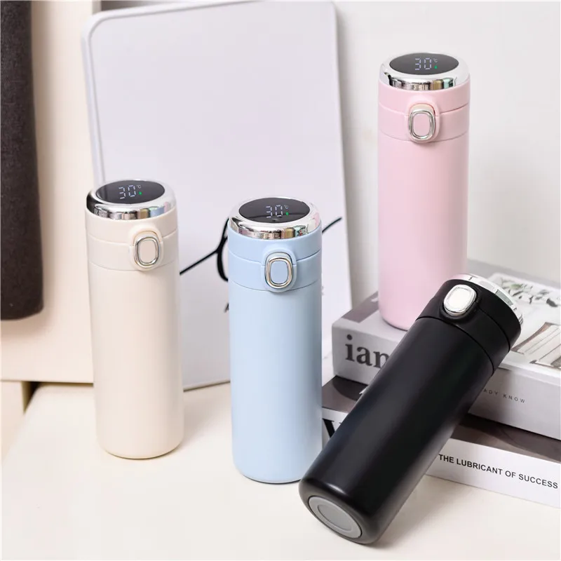 Stainless Steel Smart Thermos Bottle LED Temperature Display Thermal Mug Insulated Tumbler 320ml/420ml