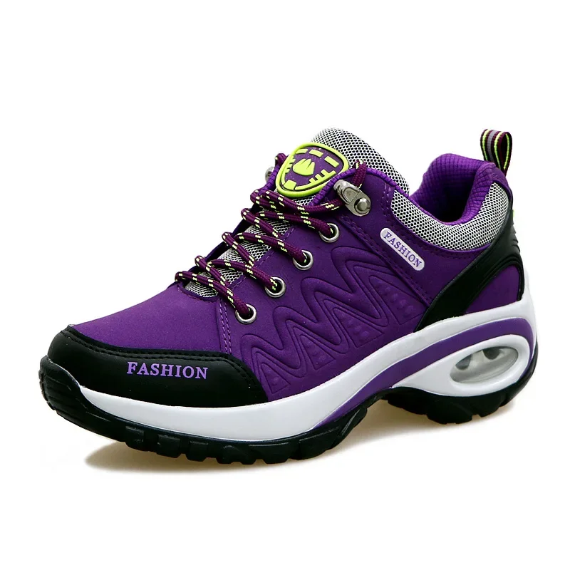 Sports Shoe Platform Sneakers Fashion Outdoor Hiking  Non-Slip Casual Shoes Low Top Running  Women Footwear