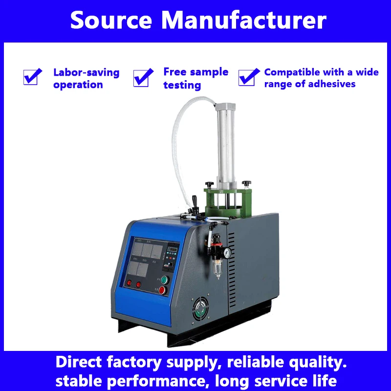 Fully-Automatic Hydraulic Driven Hot Melt Glue Machine Food Paper Wood Case Packaging Easy Operation PLC Controlled