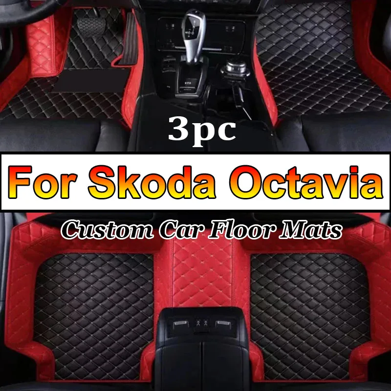 

Автомобильные коврики LHD для Skoda Octavia, MK3, 5E, 2023, 2022, 2021, 2020, 2019, 2018, 2017, 2016, 2014, 2013, запчасти, автомобильные аксессуары, коврики