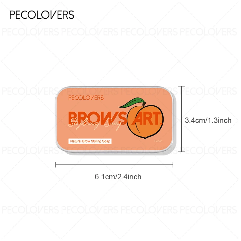 1PC 3D sourcil sauvage, séchage rapide, Non collant, tridimensionnel, saveur fruitée sourcil façonnage Gel, maquillage des sourcils
