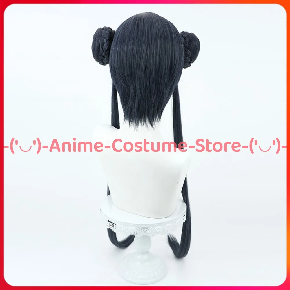 الأزرق الأرشيف هيساكي شعر مستعار تأثيري الكعك أنيمي لعبة شخصية هالوين كرنفال حفلة زي الباروكات مقاومة للحرارة الشعر الاصطناعية