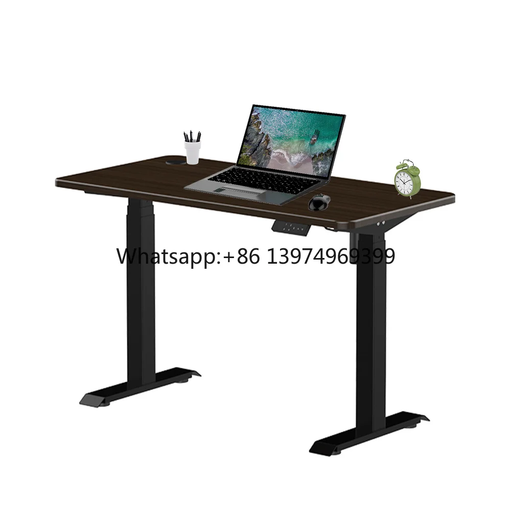 Live Stock Modern Metal Single Motor 640-1290mm Rang Table Lifting High-Stroke Computer Table Electric Lifting Desk