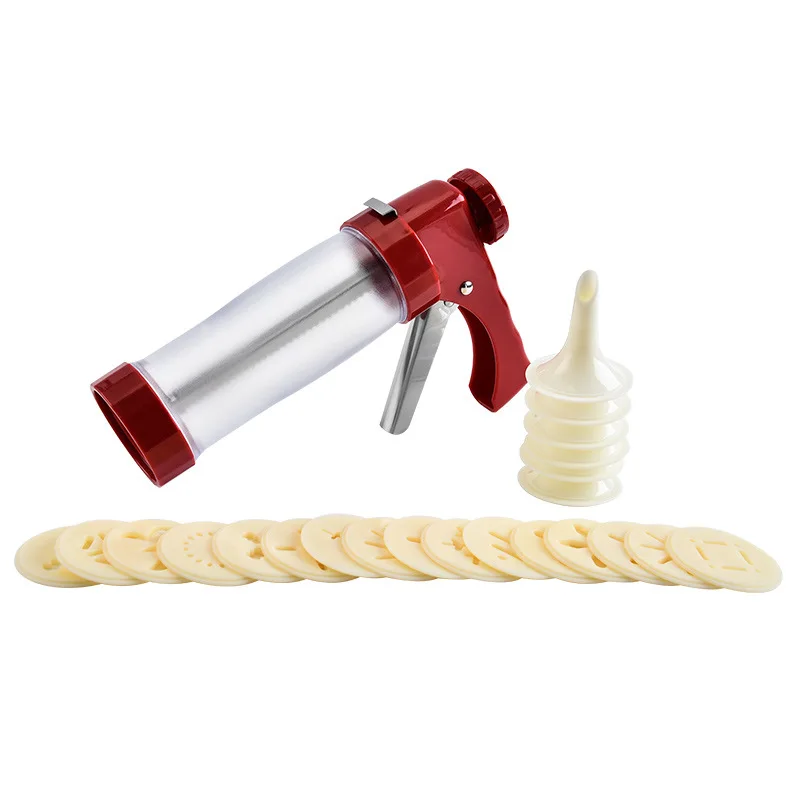 Cookie Cream Cake Press Decorating Gun Set Candys Biscuit Icing Piping Nozzle Pastry Dessert Butter Syringe Kitchen Baking Tools