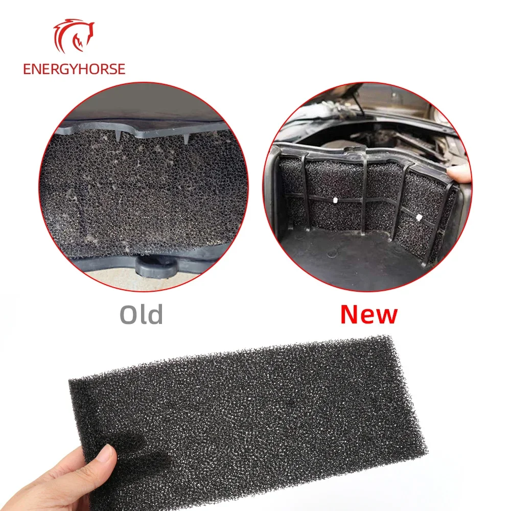 For BMW F01 F02 F04 F07 GT F10 F11 M5 Blower Motor Car Interior Evaporator Box Blower A/c Dust-Proof Sponge Filter 64119216222