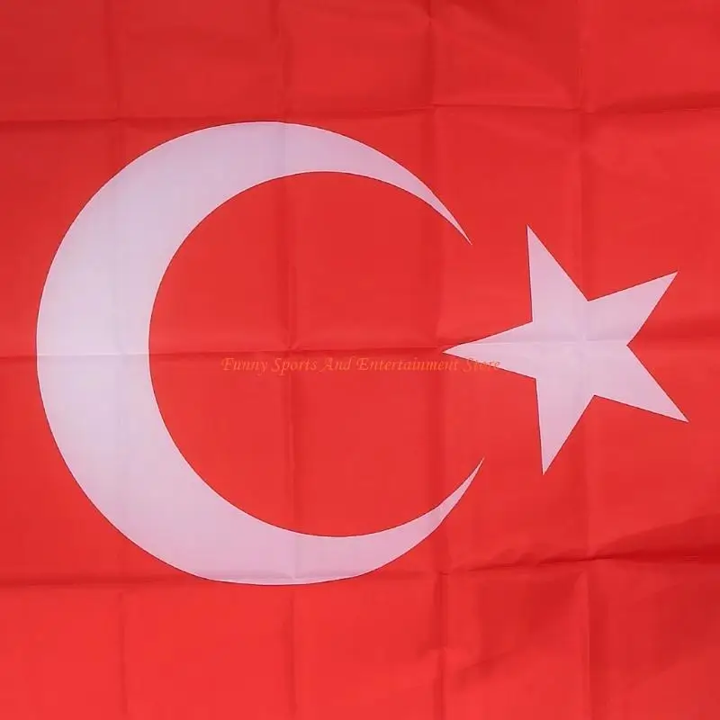 C4DE Flag 90x150cm/3x5ft Turkey Flag Door Window Hanging Hand Safety