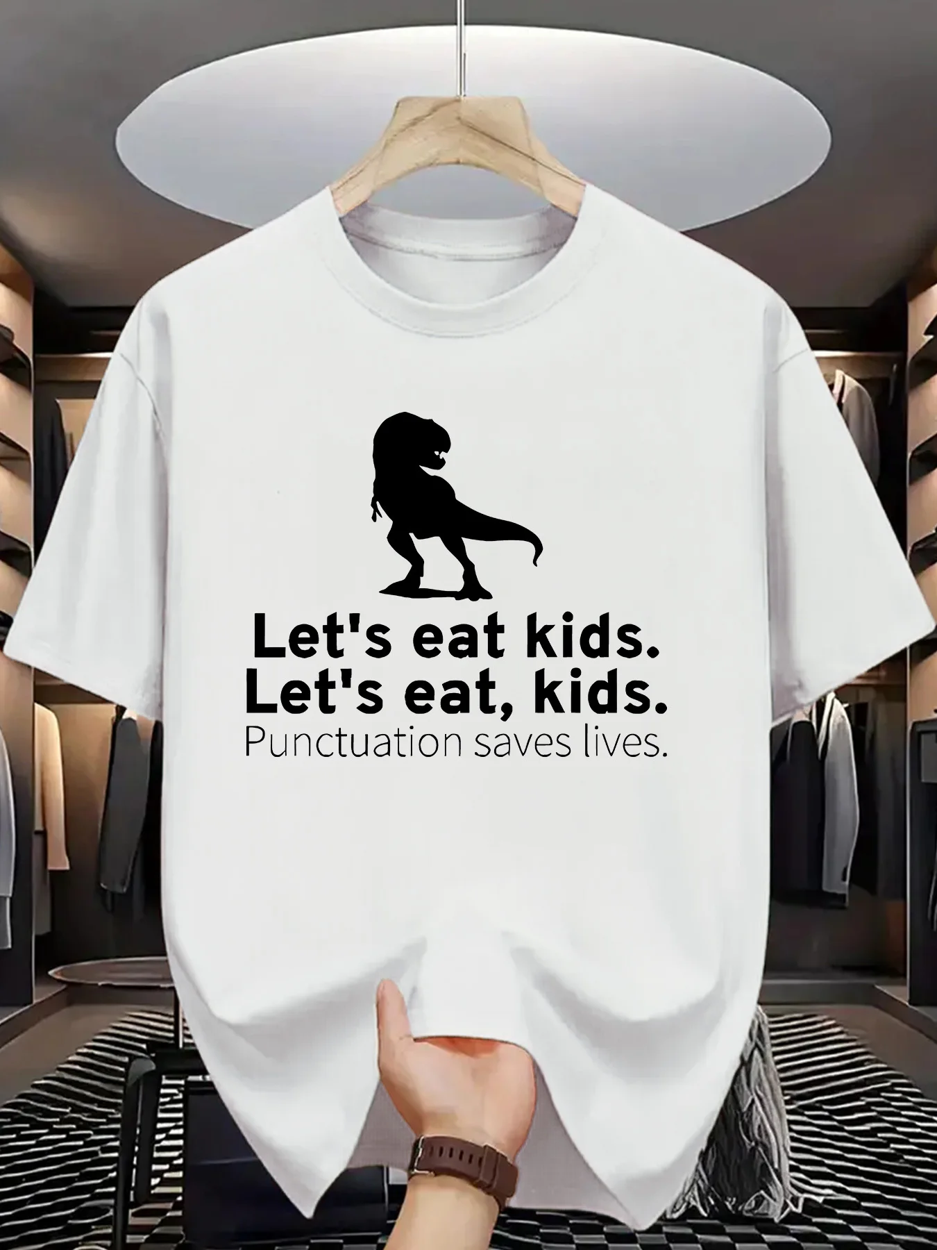 Engraçado masculino vamos comer vamos trocadilhos salvar vidas t camisa unisex feminino oversized camiseta streetwear casual algodão topos humor solto
