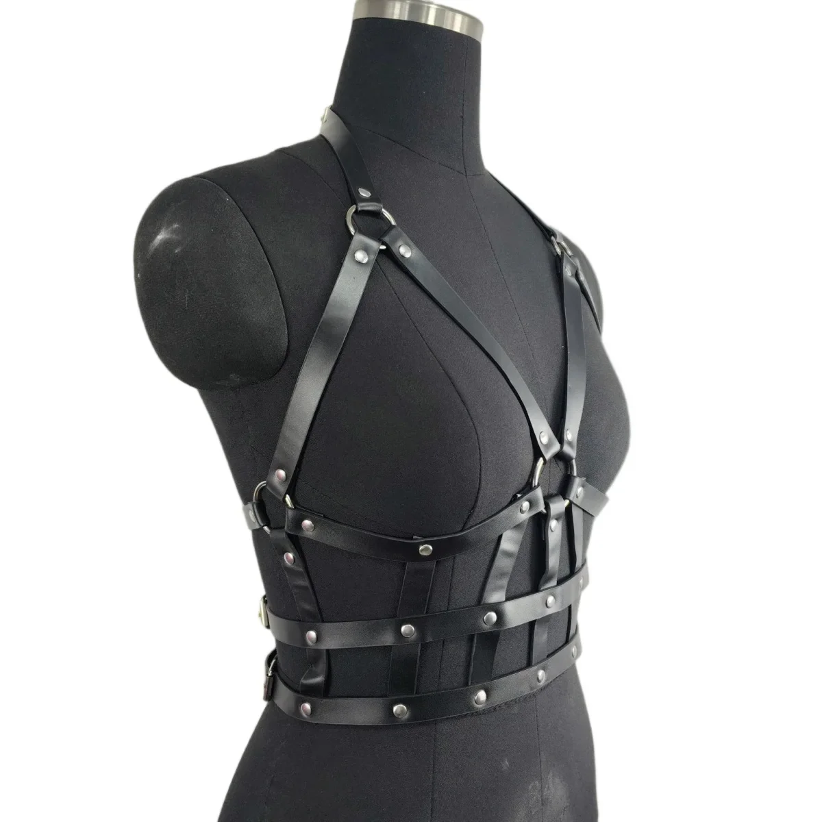 Women Lingerie Bondage Harness Cage Bra Pole Dance Adult Games Bra Harajuku Gothic Fetish Bondage Top Body Harness