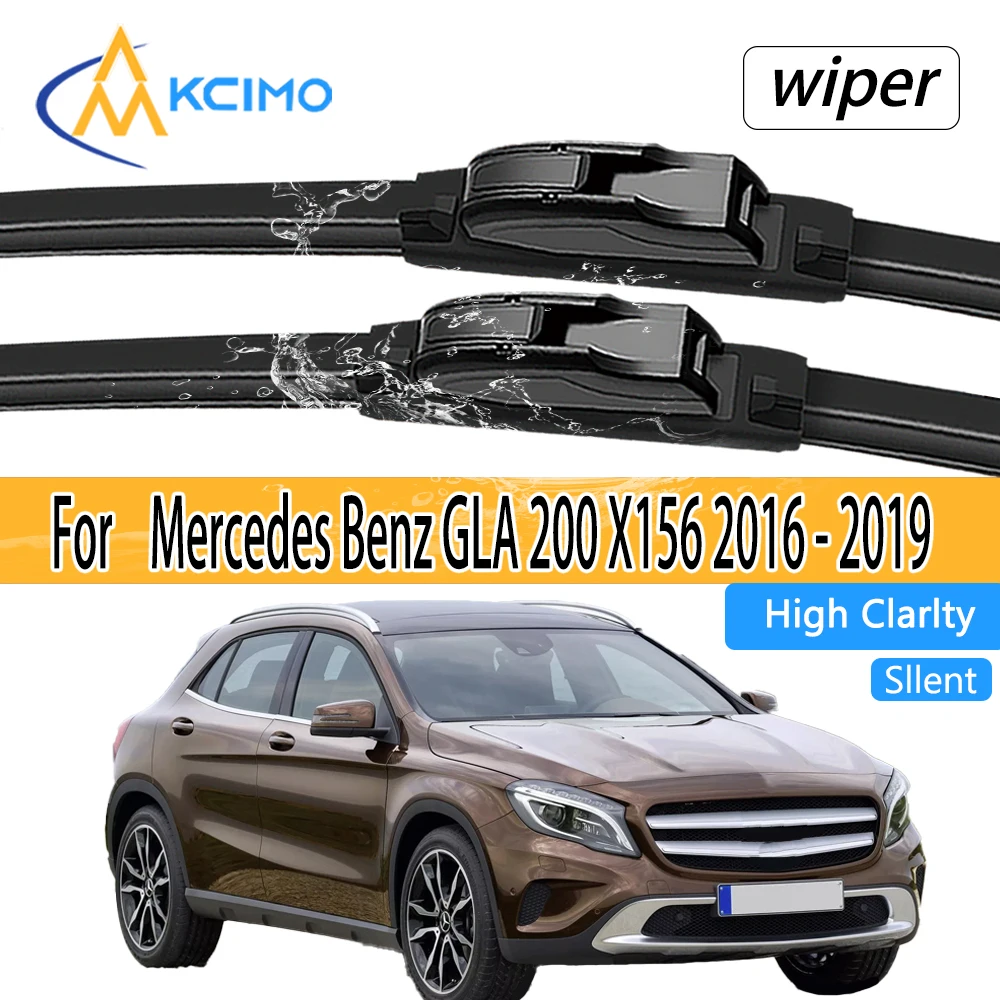 Für Mercedes Benz GLA 200 X156 2016 2017 2018 2019 Frontscheibenwischerblätter 2 Stück Windschutzscheiben-Fenster-Zubehör