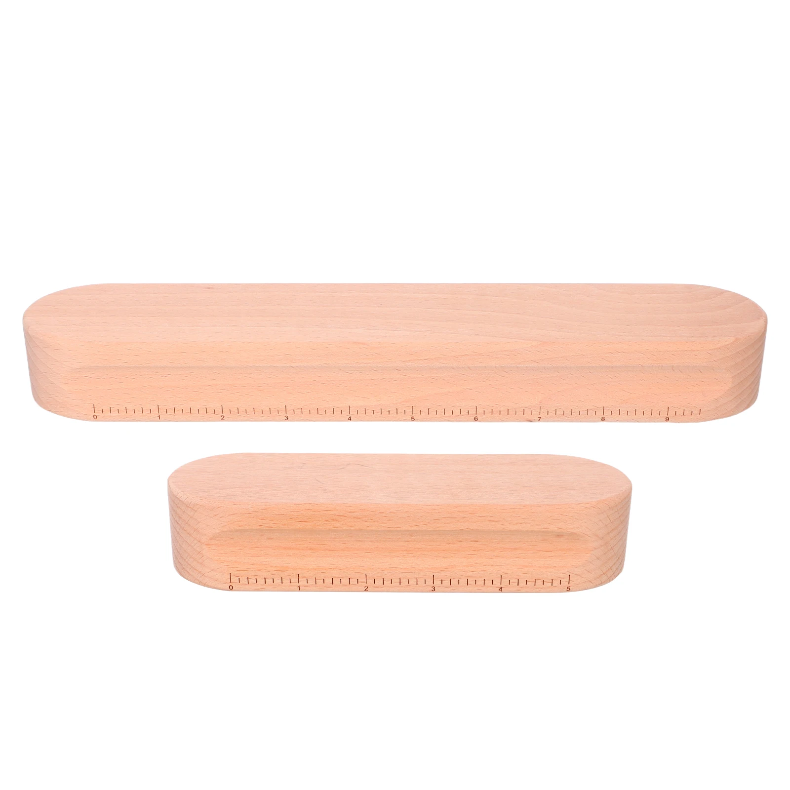 

2Pcs Wooden Seam Presser Quilting Clapper Seam Flattening Tool Tailor Fabric Pressing Board Steam Iron Accessory