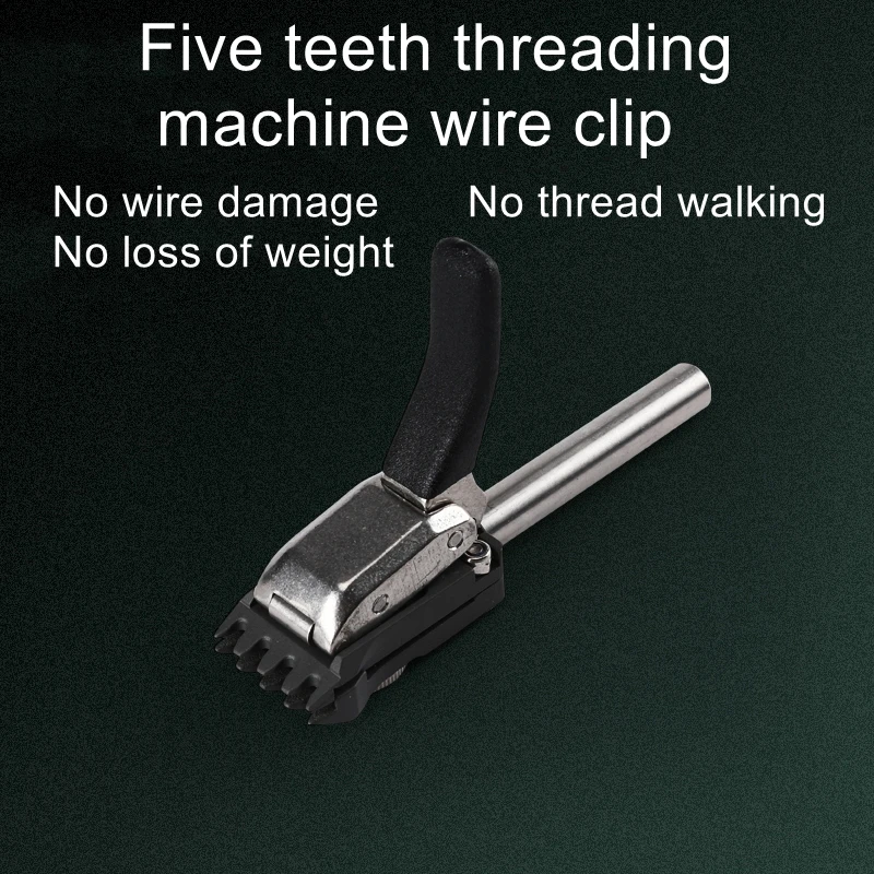 

Badminton Racket Stringing Machine String Pulling Machine Accessories 5 Teeth String Clip for both tennis and feather.