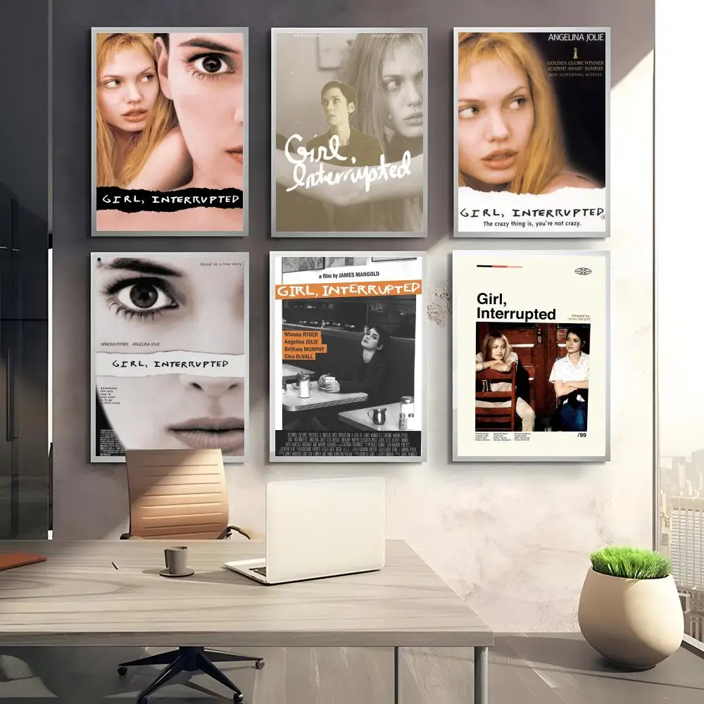 ملصق قماشي للخط للفيلم المتقاطع للفتيات: خالي من التجاعيد ومقاوم للماء ومتين لجميع الفضاء لتزيين الحائط #2