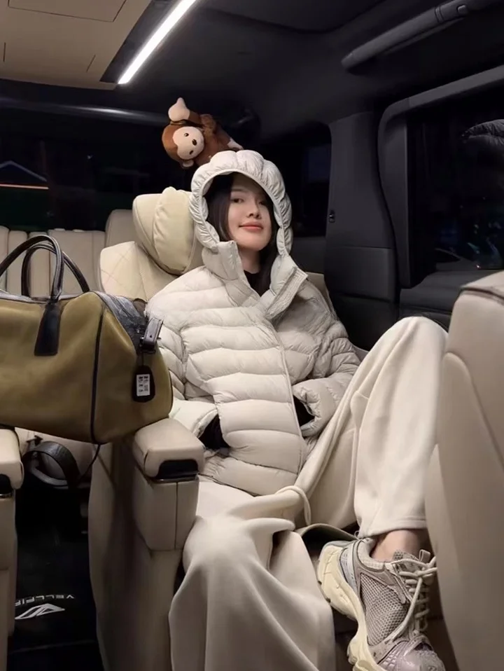   estera con capucha, ligera, cálida, tortuga Ba Ribs, holgada, Jaet, prendas de vestir exteriores, tela de poliéster, larga, Sve Zippe...