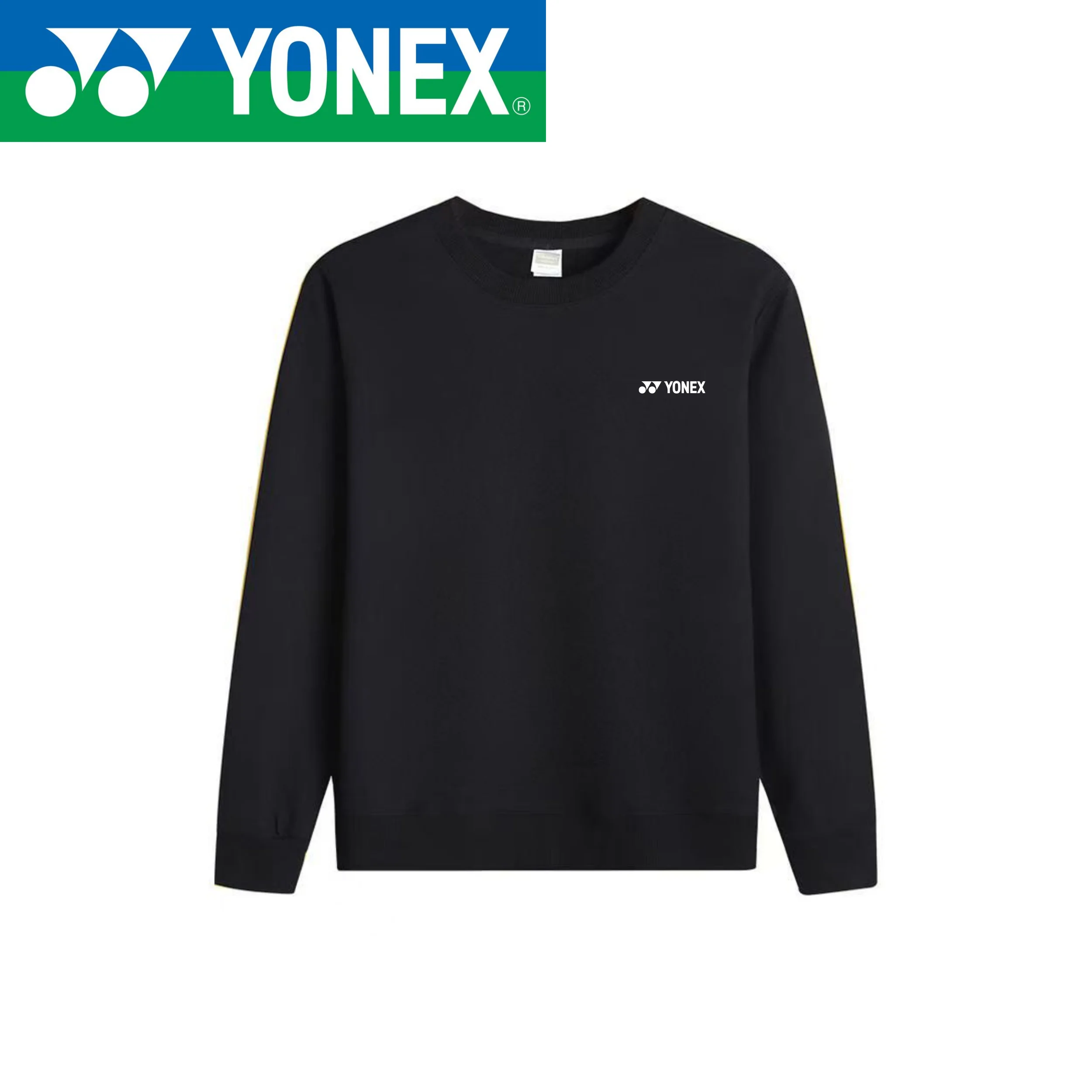 YONEX 2026 Pure Cotton Round-neck Sweatshirt, suitable for both sports and casual wear
