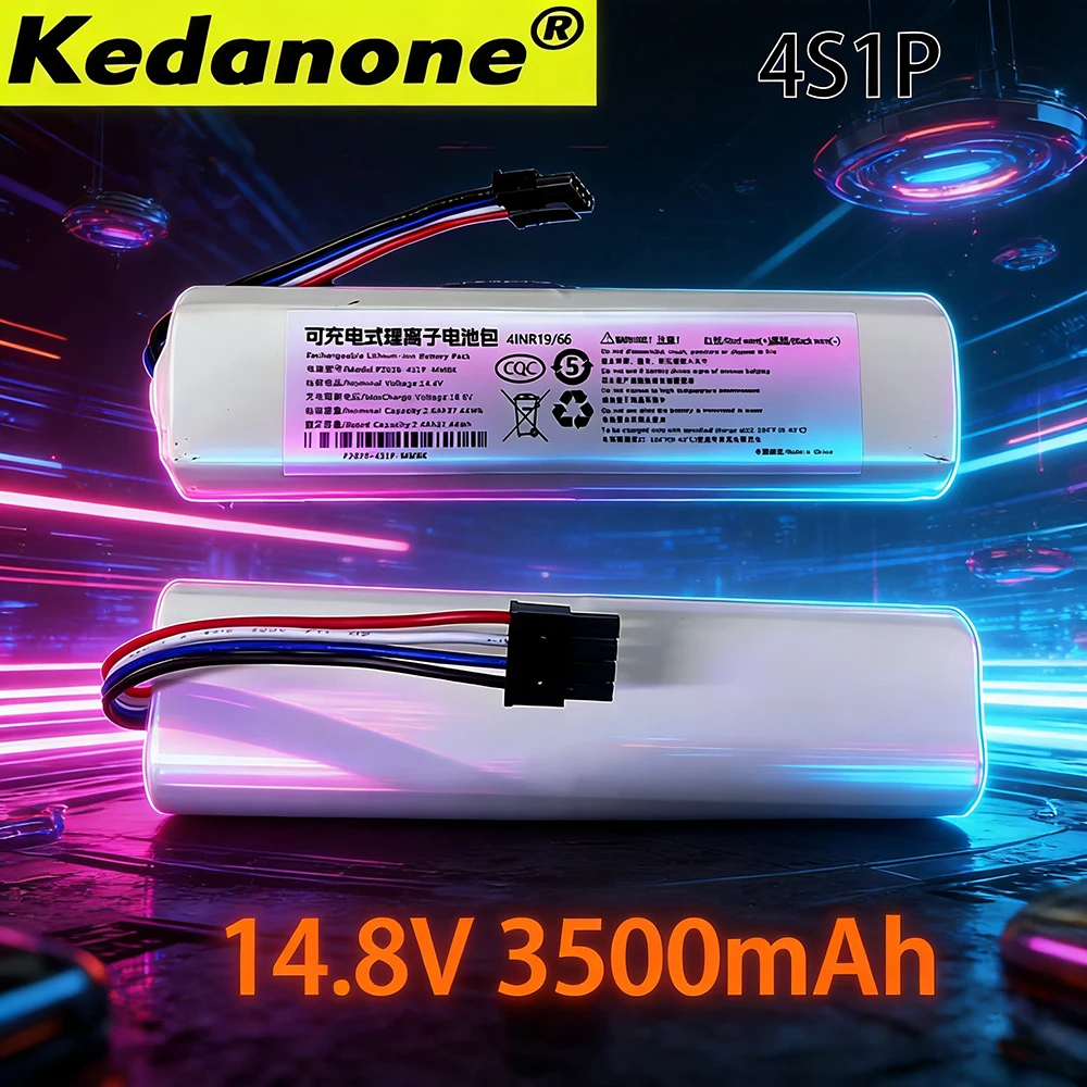

14.8V 4000mAh Battery for Xiaomi Mijia X10+PLUS B101CN OMNI 1S and Dreame F9 D9 L10 Pro Plus S10 S20 X10 Sweeping Mopping Robot