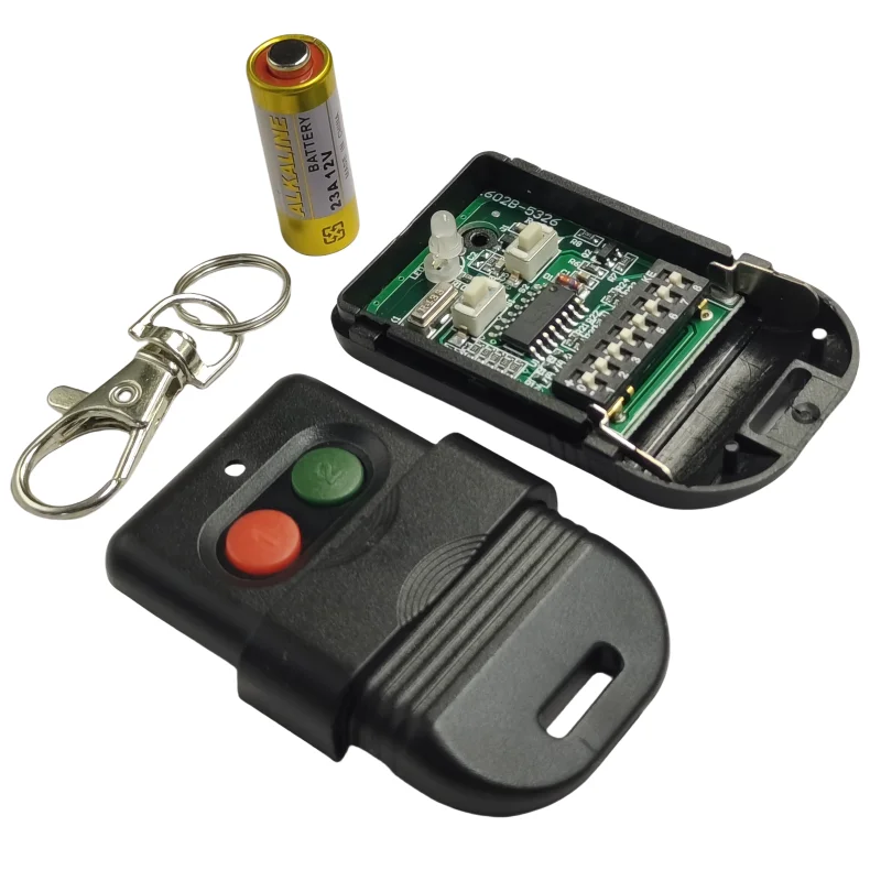 Malaysia Garage Door Controller Remote Control 330MHz Duplicate Remote Control 2 Buttons for auto gate