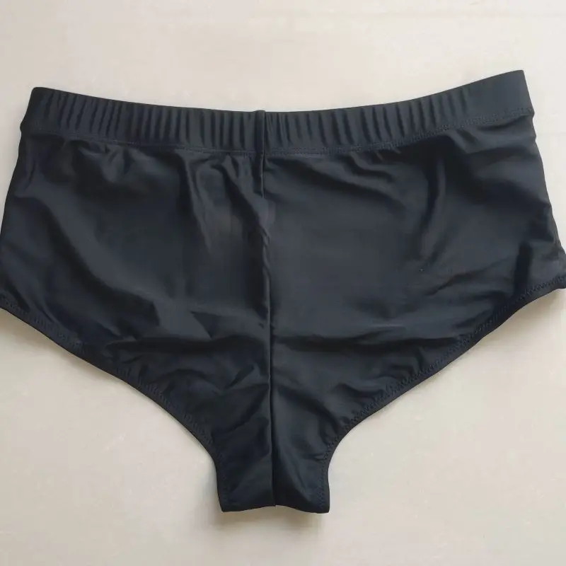 Sexy Men's Soft Silky High Waist Shorts Sleep Bottoms Boxers Briefs Home Lounge Physique Competition Posing Trunks Underwear