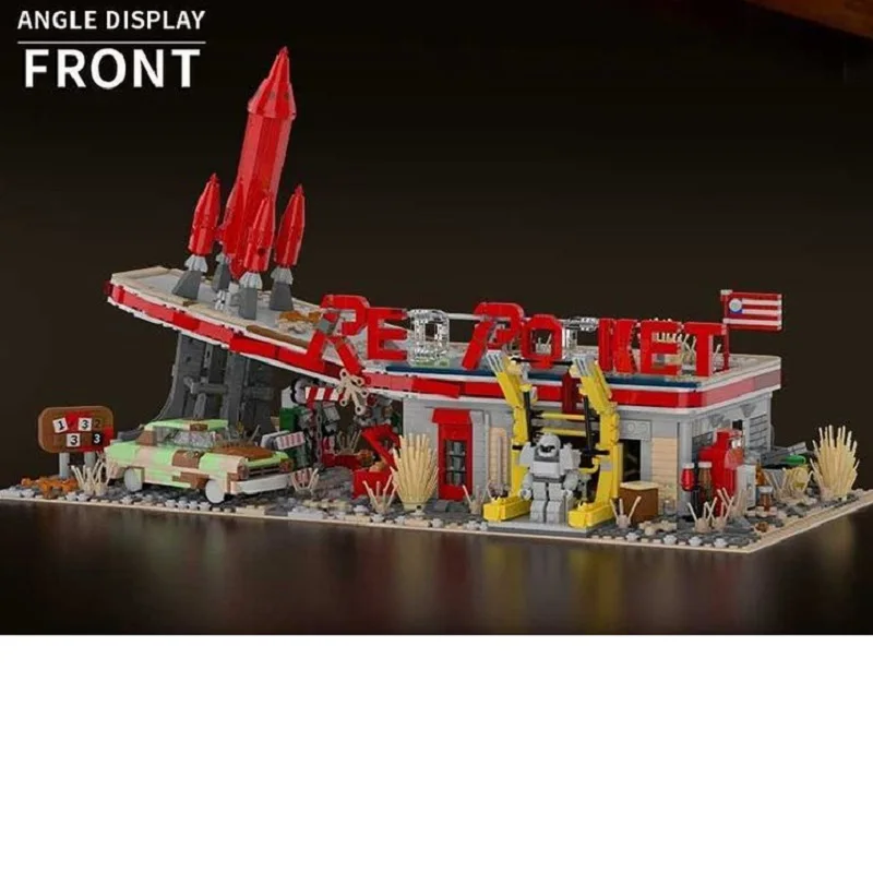 

Набор для сборки модели «Красная ракета» (2447 деталей) — аэрокосмический музей, космическая наука и образование, архитектурная модель, украшение для рабочего стола