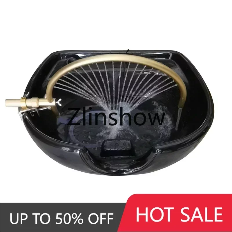 Silla de champú para salón de belleza, masajeador de cabeza para circulación de agua, medicina china, cama móvil especial para Spa