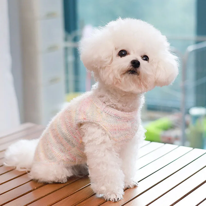 Afbeelding 6: Hond Kleding Herfst Winter Kleding Trui Voor Kleine Honden Chihuahua Teckel Puppy Gebreide Jumper Kleding XS-XXL