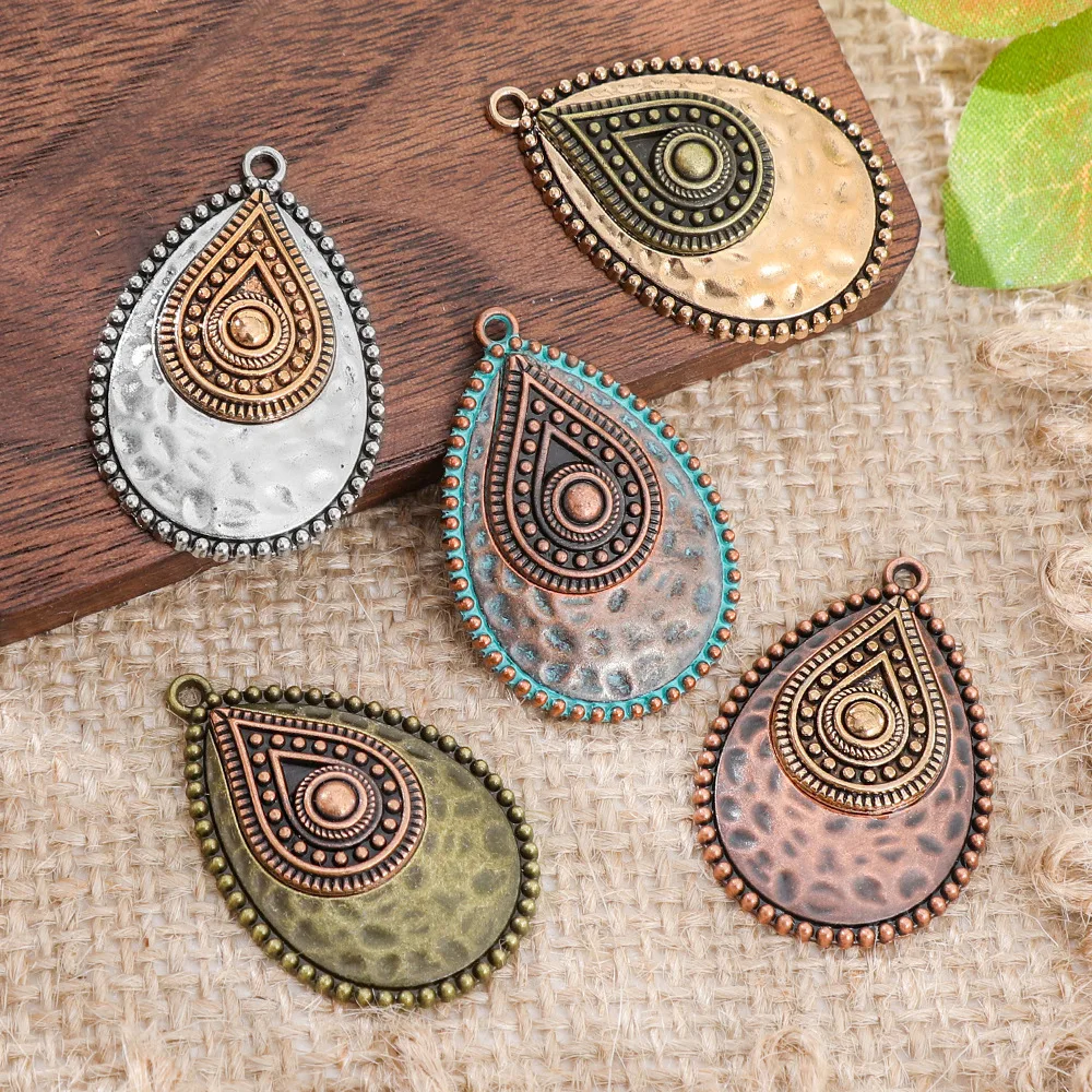 

Винтажные этнические подвески в форме слезы в стиле бохо для женщин: кулоны для серег, ожерелий, а также для создания украшений своими руками