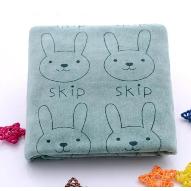 Lapin doux microfibre bébé infantile nouveau-né gant de toilette serviette de bain tissu d'alimentation bébé bain enfants serviette bébé serviette