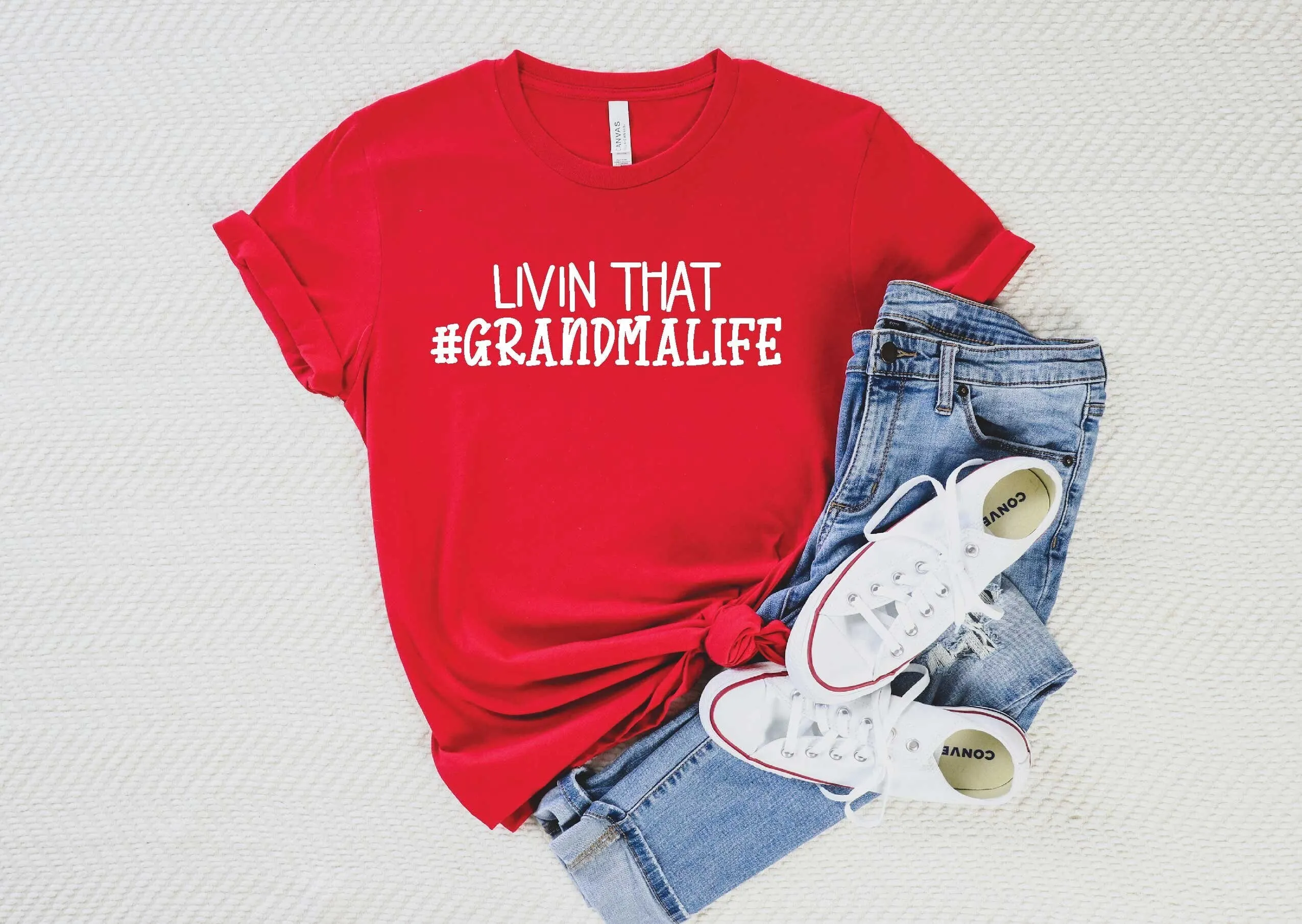 Living That Grandma Life Shirt Gift For Nanny Tee Best Shirts