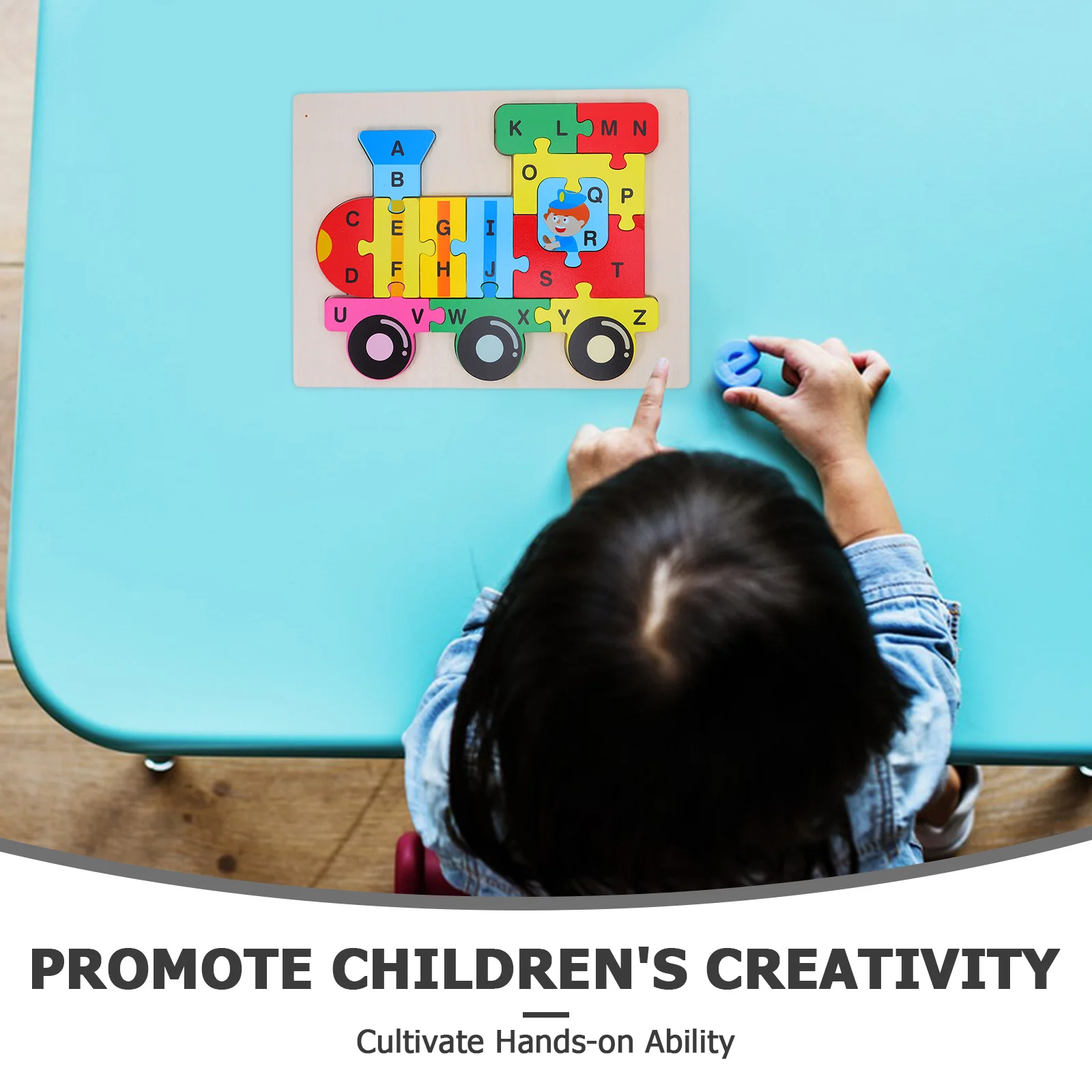 Children Early Education Puzzle Colorful Wooden Cognitive Development Educational Game for Toddler Learning Activity