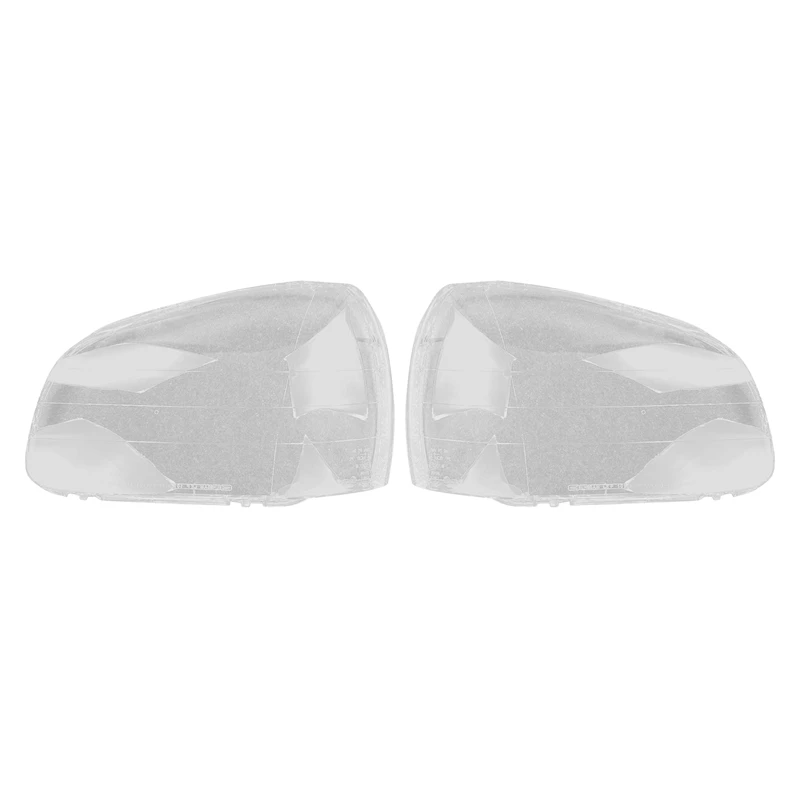 For Hyundai Santa Fe 2001-2006 Left+Right Headlight Shell Lamp Shade Transparent Lens Cover Headlight Cover