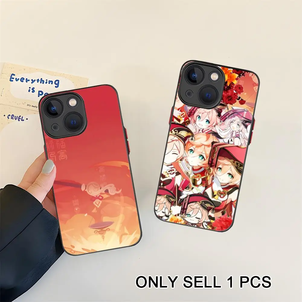 

Чехол для телефона Game GI Yanfei из силикона для iPhone 17 16 15 14 13 12 11 X XR XS Air Pro Max Plus Mini, цветной