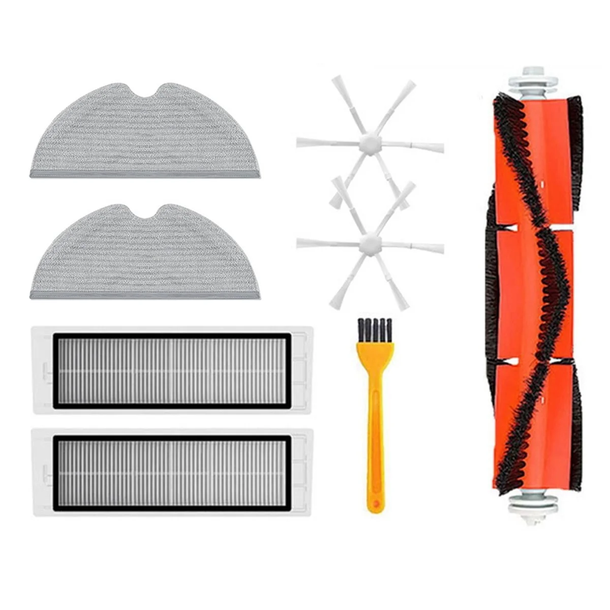 T33C For Mi Robot Vacuum Mop 2 STYTJ03ZHM Filter Mop Cloth Robot Vacuum Cleaner Main Side Brush Spare Parts