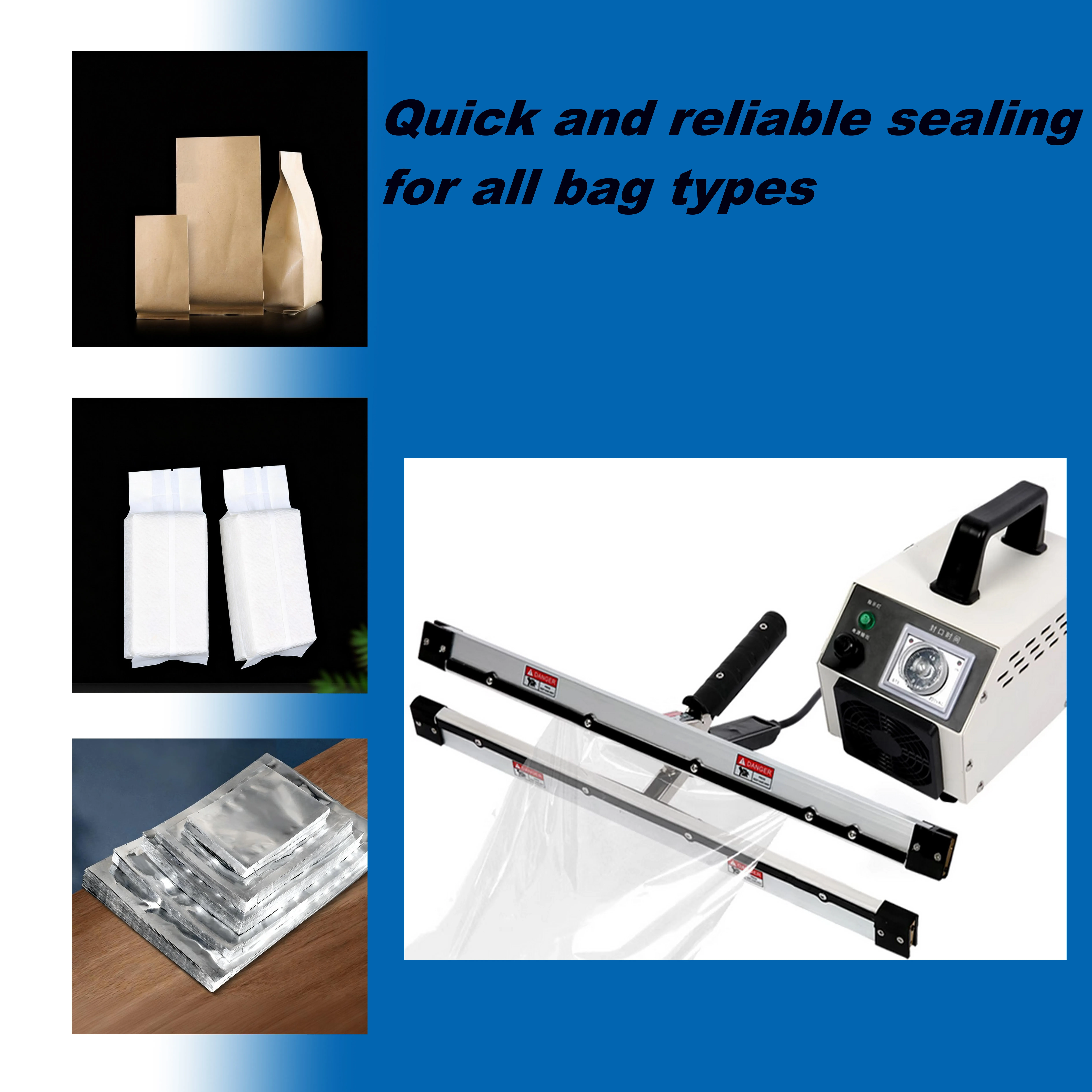 IPS-500C 5mm Wide Small Business Handheld Sealer for Creating Custom Product Packages and Gift Bags