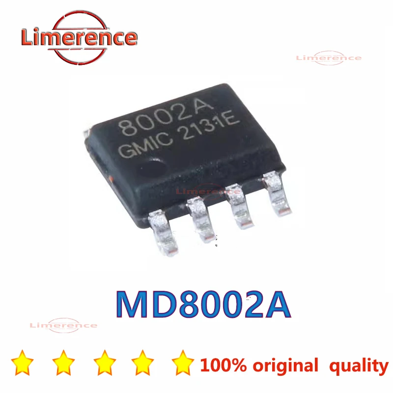 10PCS MD8002A SOP8 MD8002 SOP 8002A SMD TC8002D FM8002 TC8002 CKE8002B NS8002 SOP-8 8002 Dual Transistors IC