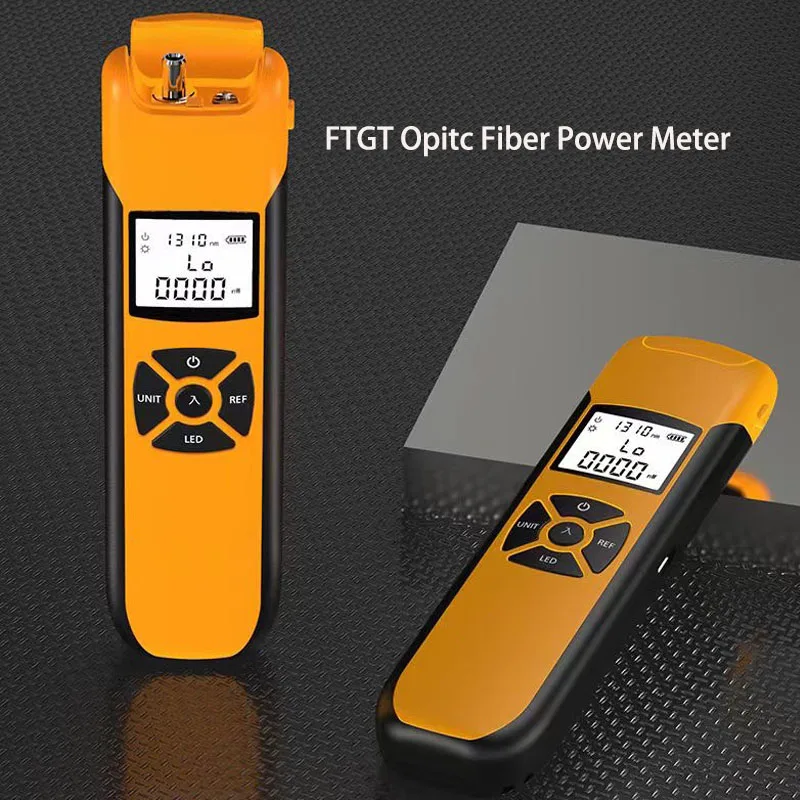 FTGT New Optical Power Meter G10 High Precision Rechargeable Battery FTTH Fiber Optic Power Meter With Flash Light OPM FC/SC/ST