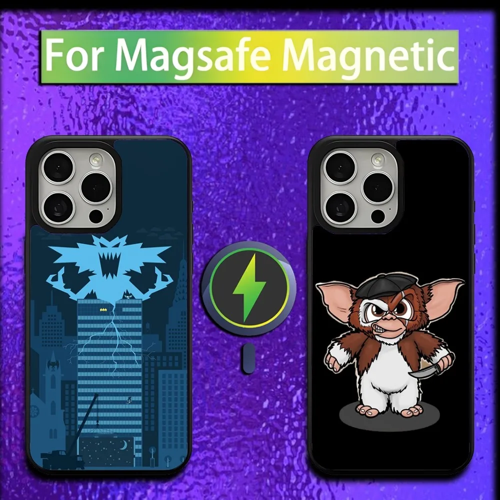 G-Gremlins Gizmo Phone Case For iPhone 16,15,14,13,12,11,Plus,Pro,Max,Mini Magsafe Magnetic Wireless Charging