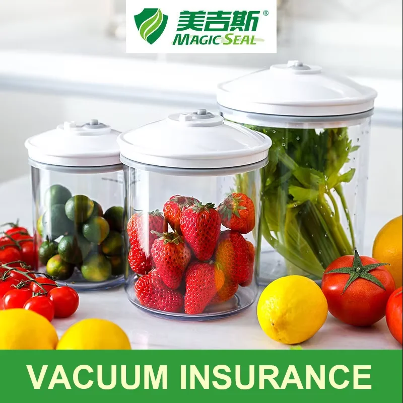 ماجيك سيال فراغ جهاز غلق أكياس الطعام اكسسوارات الحاويات فراغ التعبئة والتغليف خزان المطبخ صندوق حفظ الطعام صندوق تخزين