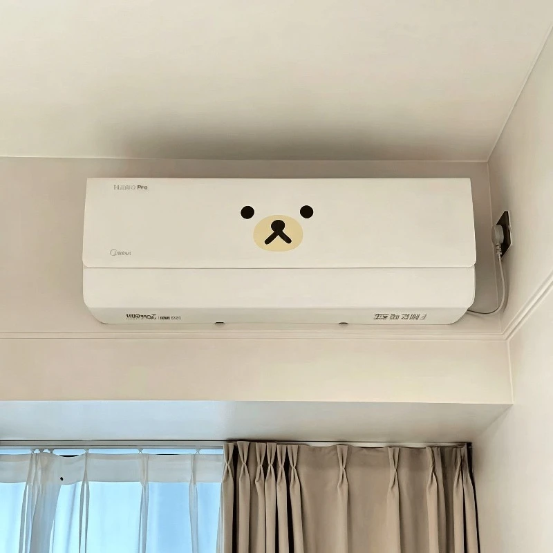Rilakkuma air conditioner sticker diy air conditioner shell decorative expression sticker hanging air conditioner universal - view 5