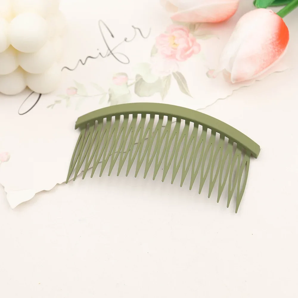 Peineta grande esmerilada para mujer, pinzas para el cabello para mujer, moda Simple, Color sólido, horquilla en la parte posterior de la cabeza, accesorios para el cabello para niña