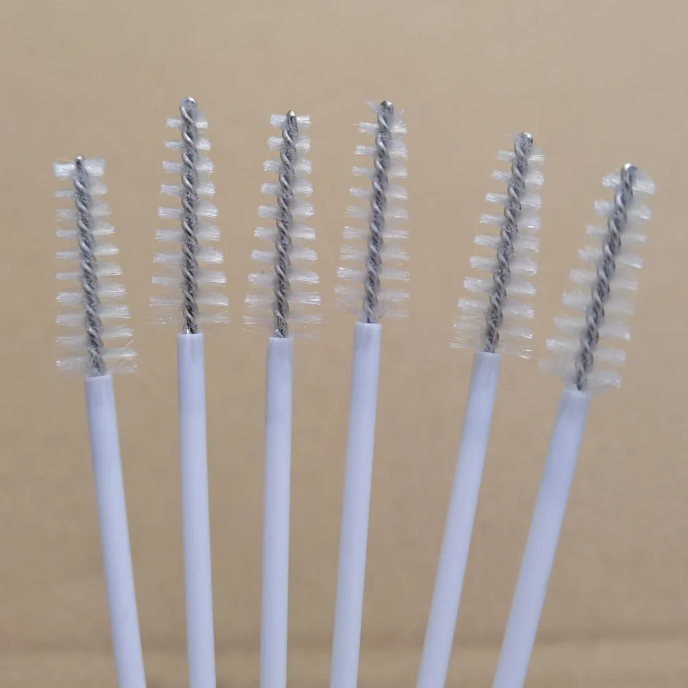 170 Mm White Rubber Tube Milk Bottle Brush Suction Tube Cleaning Hummingbird Feeder Cervical Sampling Cleaning Brush