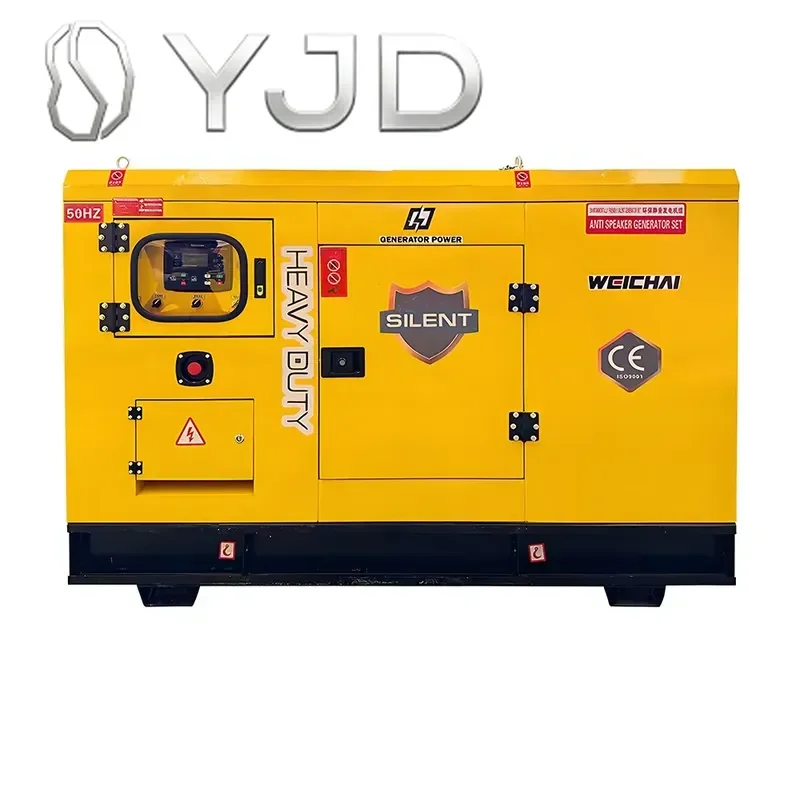 EPA CE 15KW 20KW 30kw 40kw 50kw Weichai for Generator AC Single Phase 220V Auto Start Silent Type