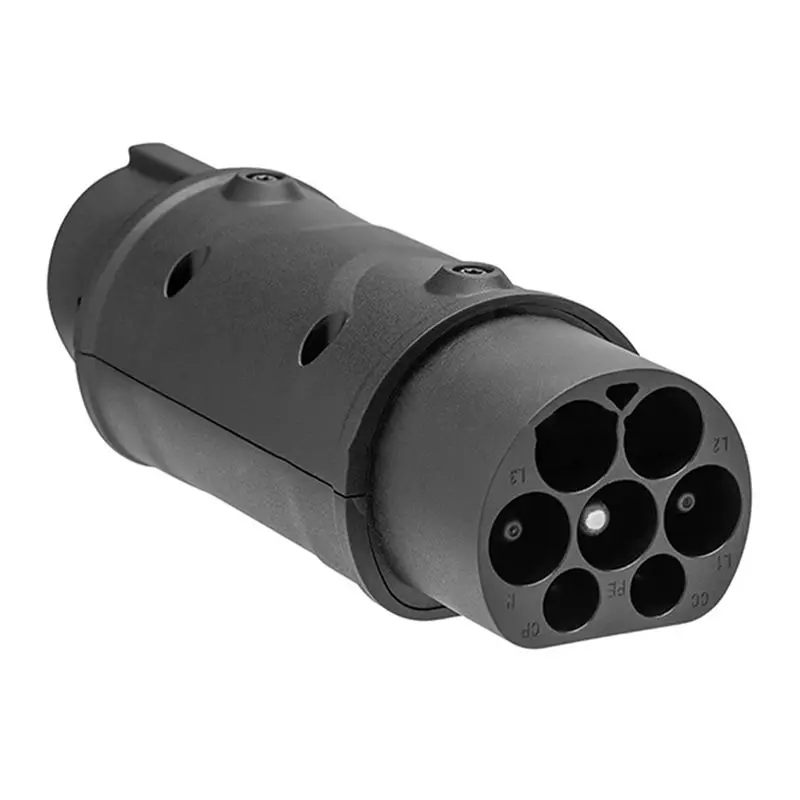 AASS-5X SAE Adaptor IEC 62196 2 To J1772 Type 1 Electric Cars EV Vehicle One Side Connector Charing Station 32A